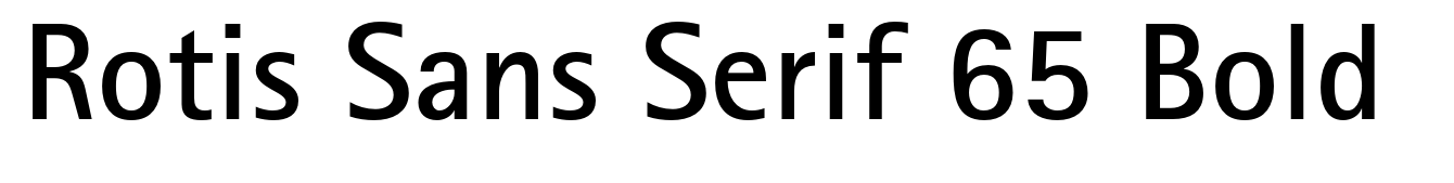 Rotis Sans Serif 65 Bold
